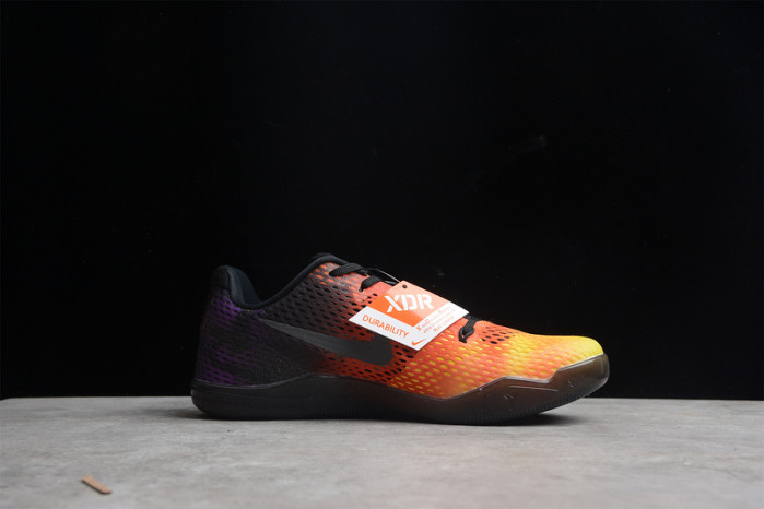nike zoom kobe 11 em sunset red black yellow 836184-805
