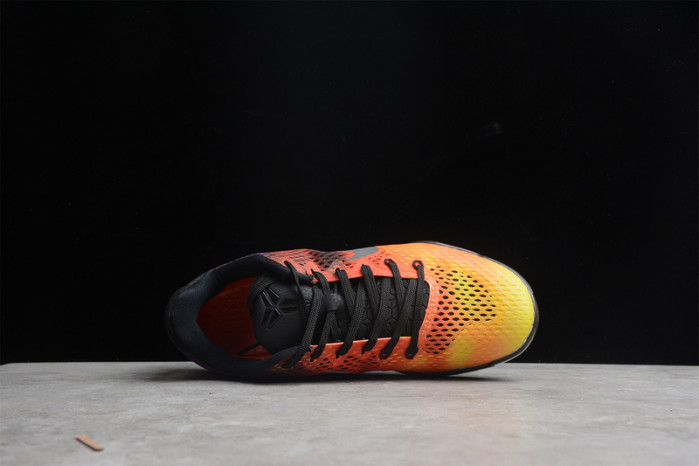 nike zoom kobe 11 em sunset red black yellow 836184-805